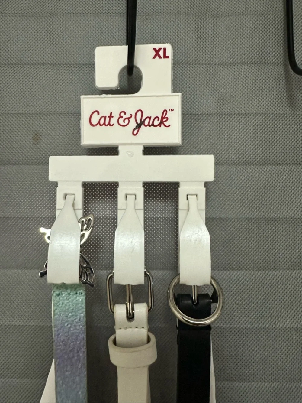 3-pack butterfly-themed belt set from the brand Cat & Jack size X-Large